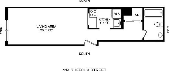 2nd image of 114 Suffolk St APT 2A