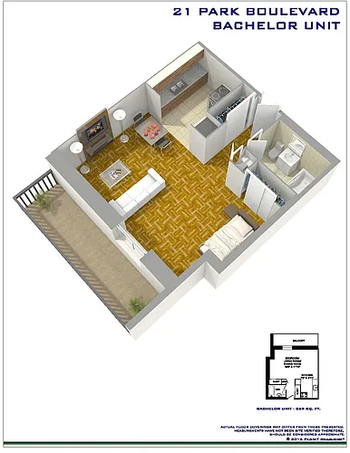 Floor plan Bachelor