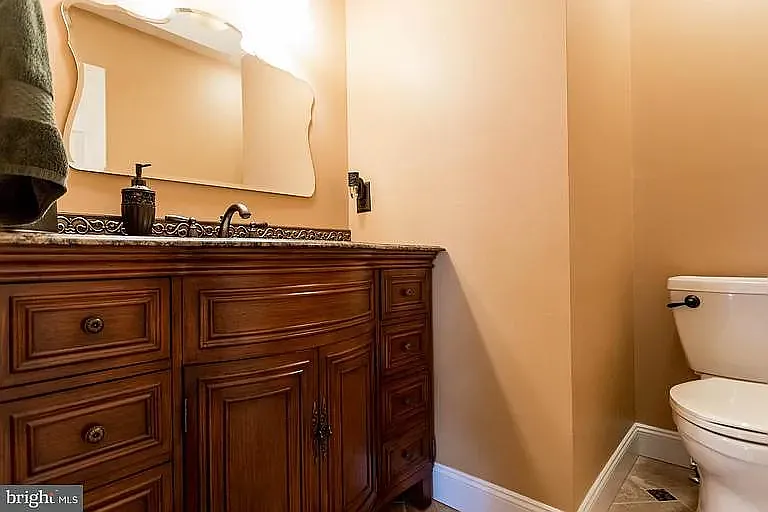 This is the half bathroom on the main floor