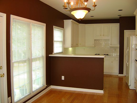 Kitchen area next to patio
