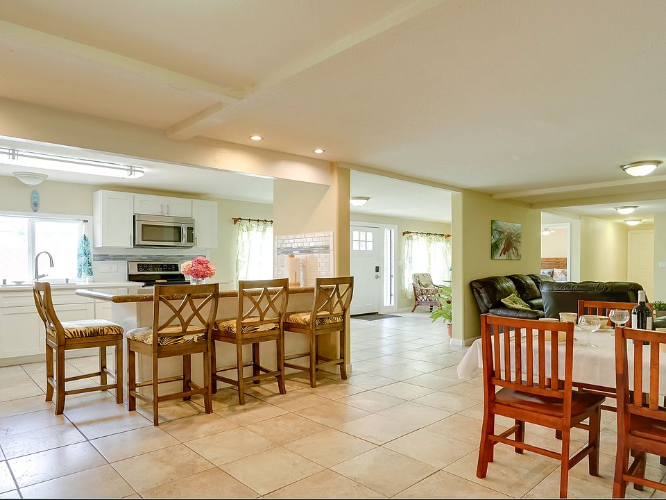 kitchen and dining area
