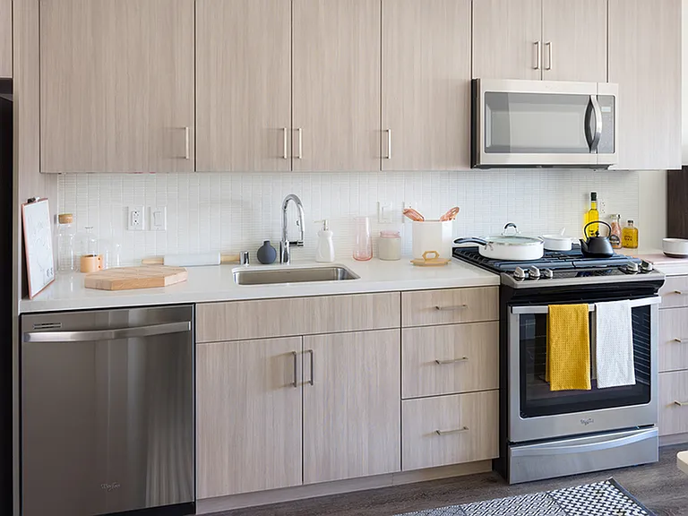Gally kitchens with custom cabinetry