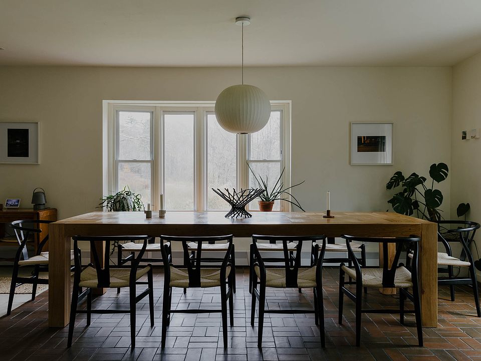 Open dining room