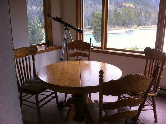 Dining with view of Lake