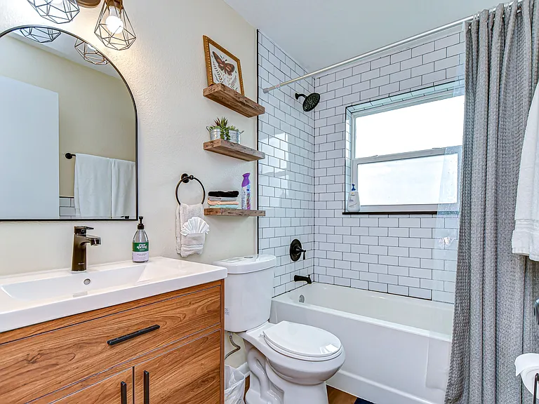 Newly renovated bathroom