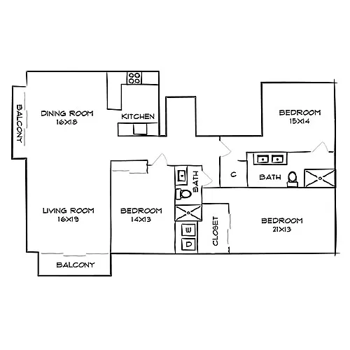 Floor plan Collin A
