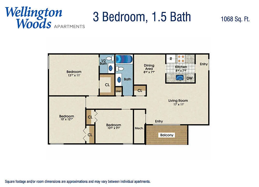 Floor plan 3B
