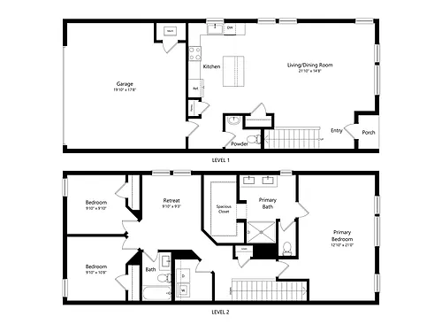 Floor plan TH-F