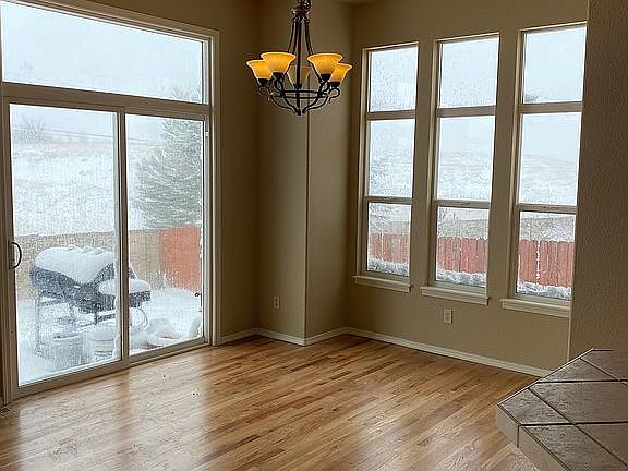 Dining room with views