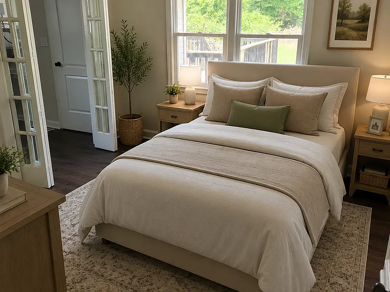 Bedroom 1 furnished