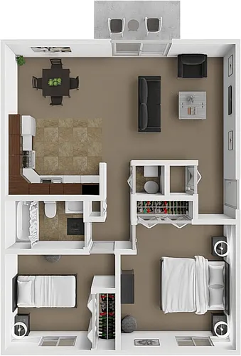 Floor plan Rhyolite