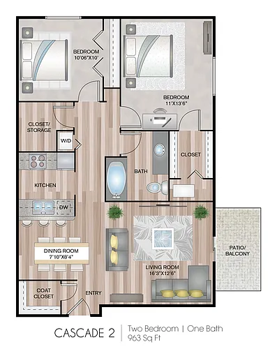 Floor plan CASCADE II