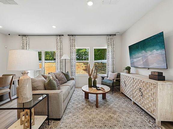Host movie or game night in the great room.