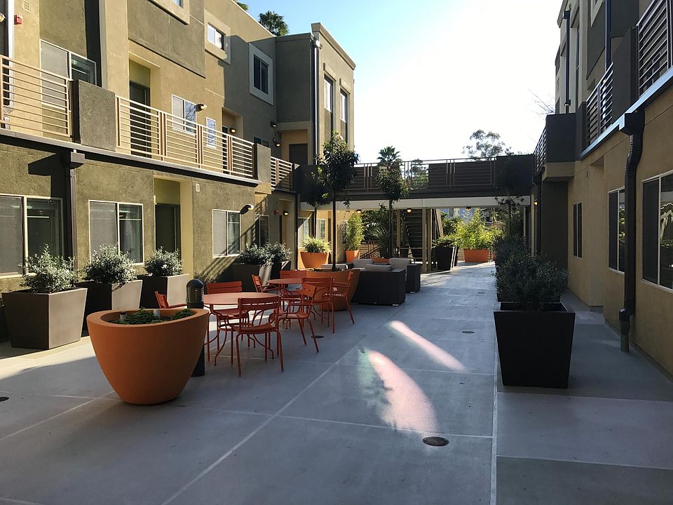 Outside common patio and sitting area