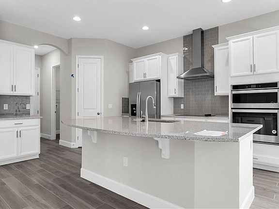 Kitchen photo from finished model
