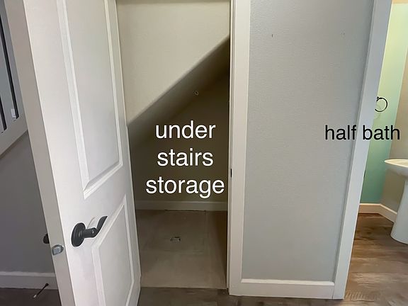 Storage under the stairs
