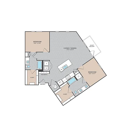 Floor plan B8