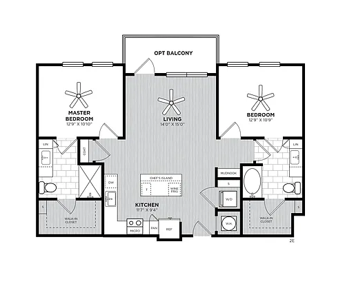 Floor plan Paisley Renovated