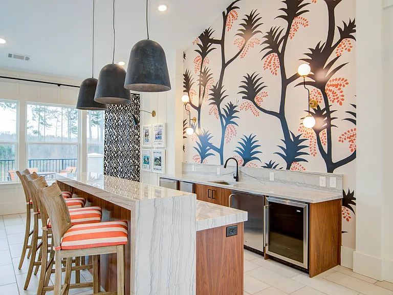 Resident kitchen area