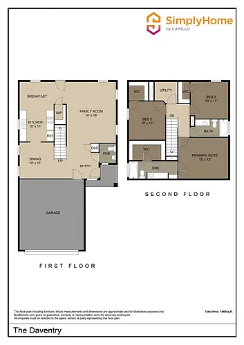 Floor plan 7539 Spanish Dagger