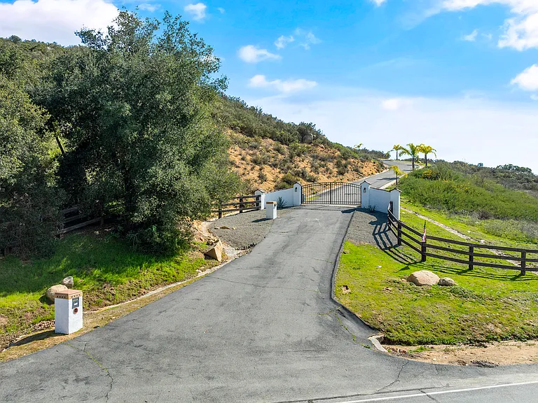 private gated entrance