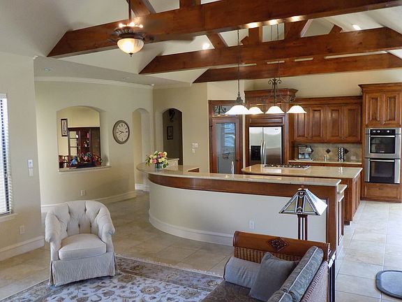 Stunning beamed ceiling