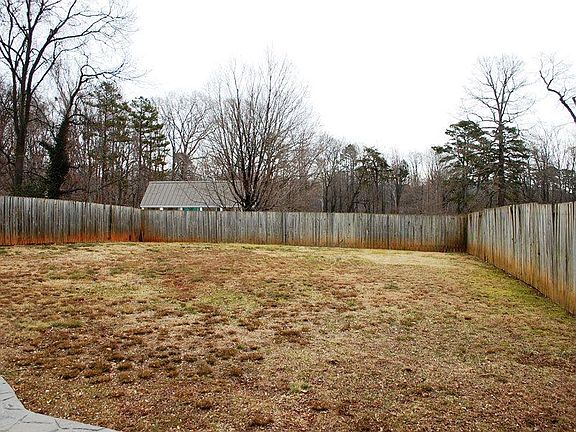 HUGE fenced in yard