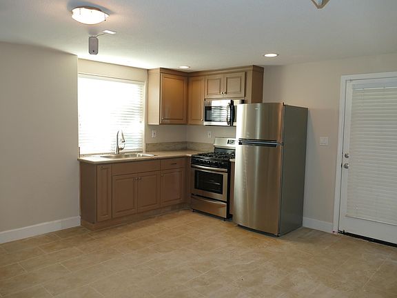 Kitchen with lots of natural light.