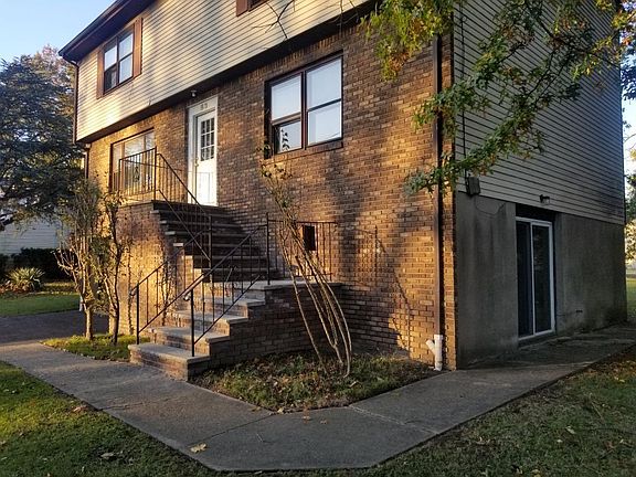 View with sliding glass doors