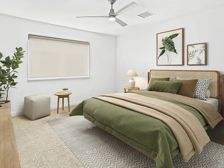 Carpeted Bedroom