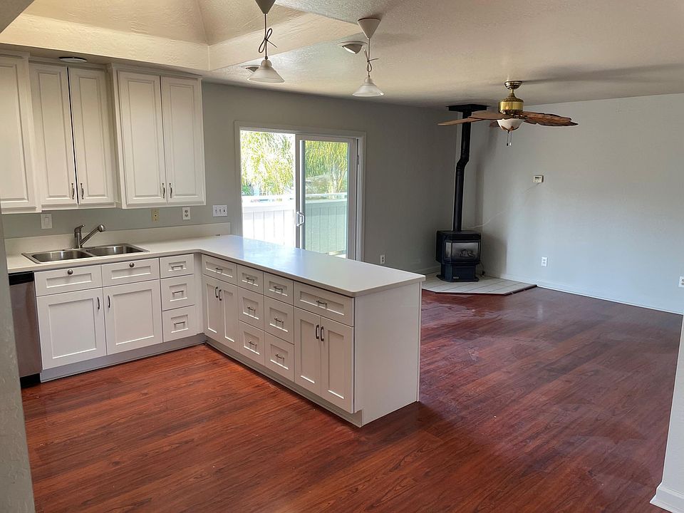 Kitchen and living area