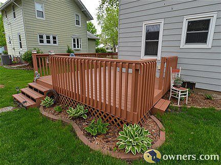 Back side of house/deck