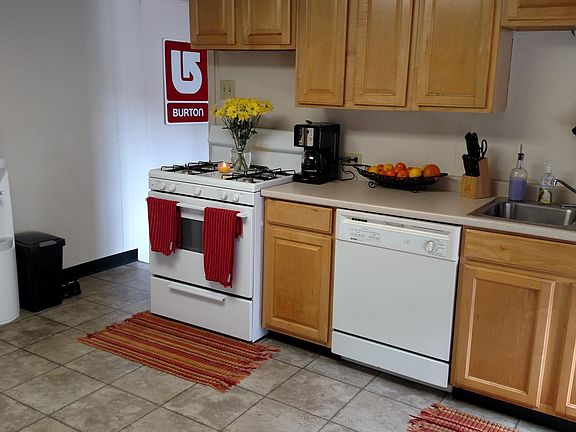 Dishwasher in kitchen
