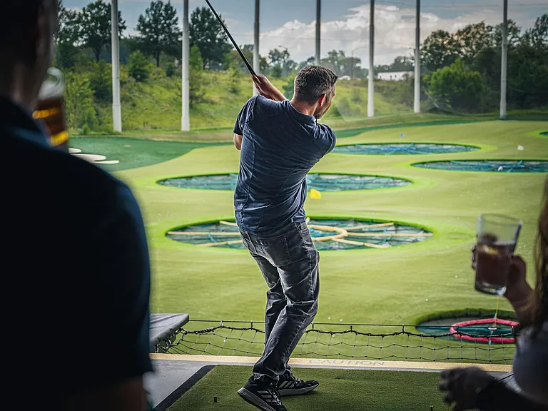 Top Golf in The Domain in Austin, TX