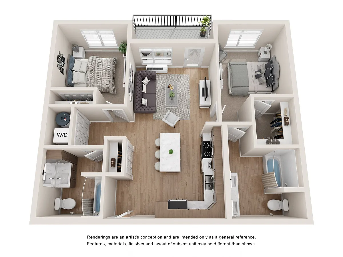 Floor plan Juniper - Bldgs 2-5