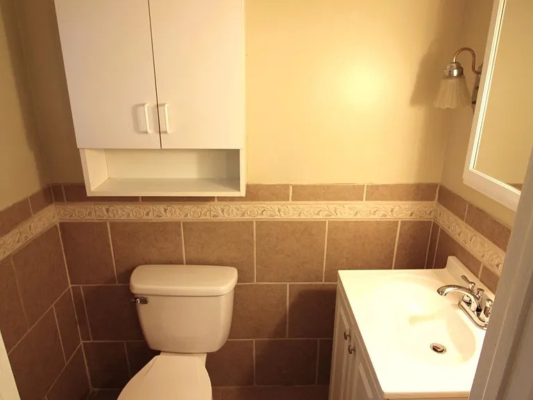 Half bath off bedroom