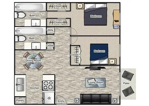 Floor plan The Magnolia
