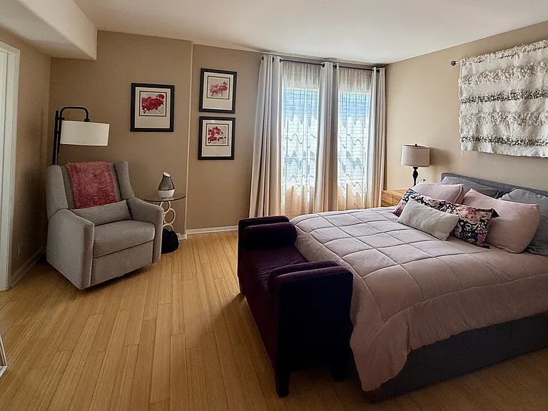 Spacious master bedroom