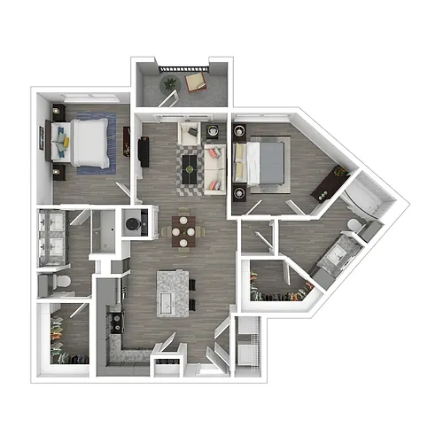 Floor plan B3