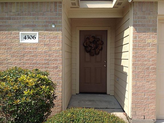 Home has a welcoming entrance.