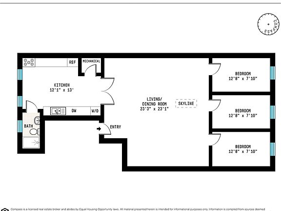 3rd image of 285 Hudson St Floor 4