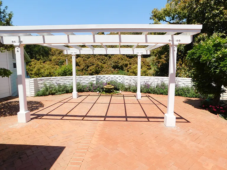 Main outdoor patio