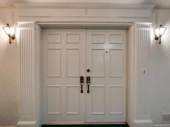 French style door to unit