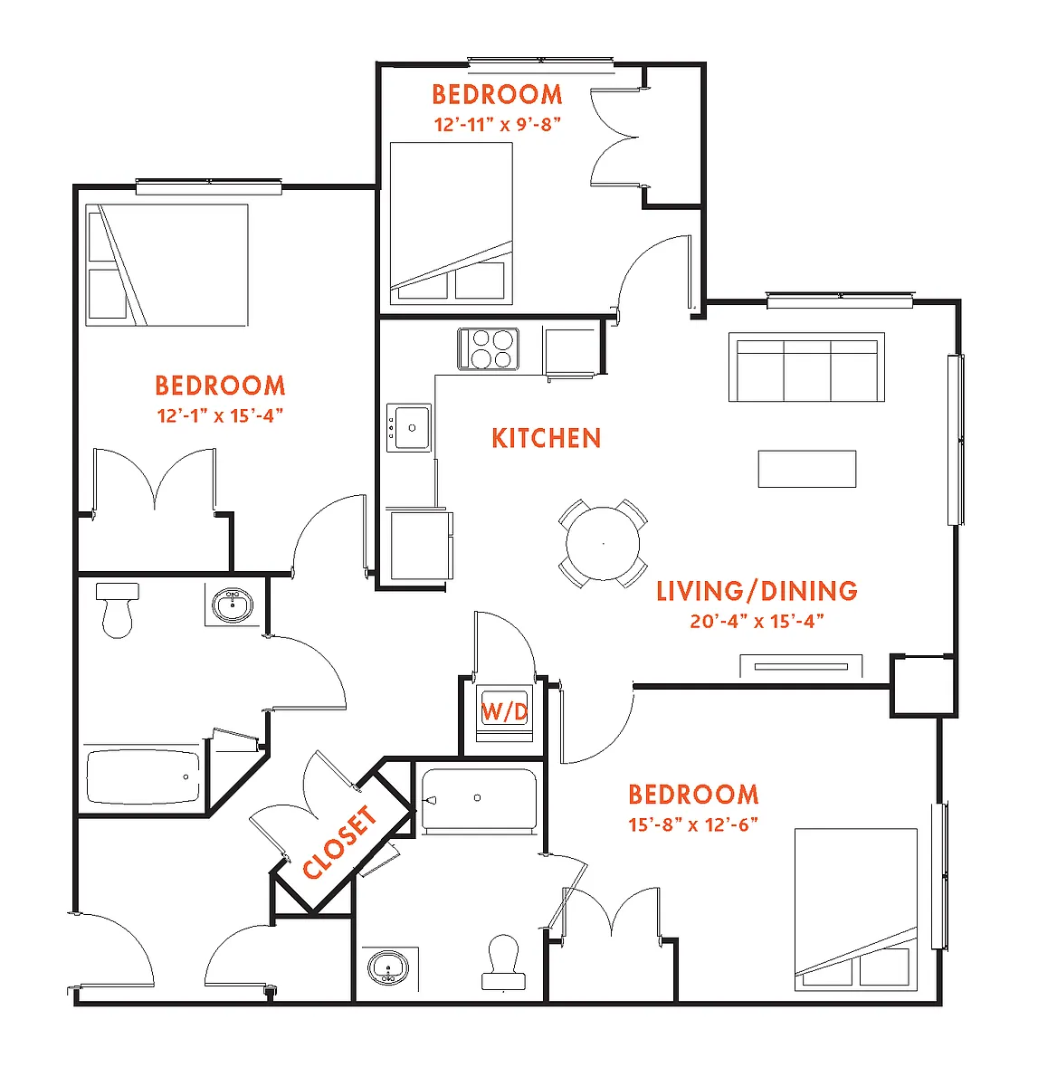 Floor plan C2AH-1