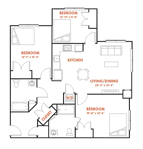 Floor plan C2AH-1