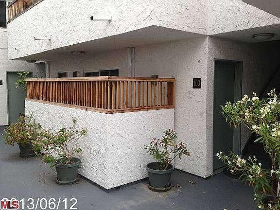 Patio that looks out to courtyard