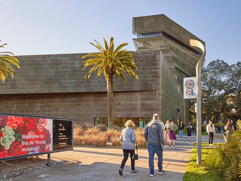 DeYoung Museum in Golden Gate Park (15 minute walk)