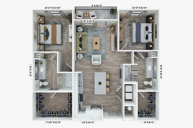 Floor plan B1