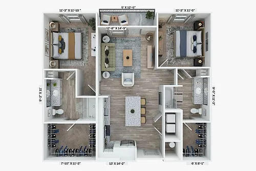 Floor plan B1