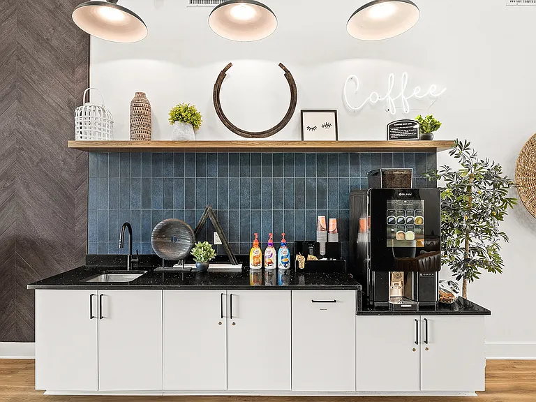 24-Hour Clubhouse with Coffee Bar and Wi-Fi